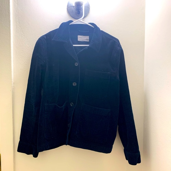 Everlane Jackets & Blazers - Everlane Navy Corduroy Chore Jacket M